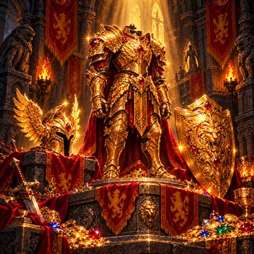 Legendary golden armor